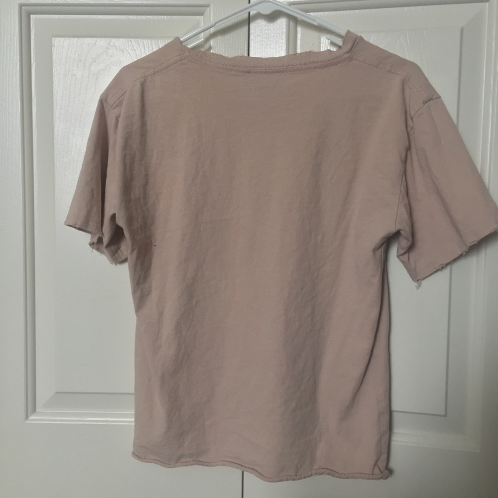 Topshop Destroyed Cutoff Tee - Picture 2 of 4